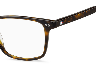 Men Premium Tommy Hilfiger Eyeglasses: TH 2189 - Havana - SpecSMART Eye Clinic (Zoom View)